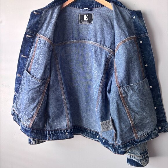 ELTON JOHN DENIM COTTON 2019 CONCERT TOUR JACKET. SIZE LARGE. GREAT CONDITION. - Picture 6 of 10